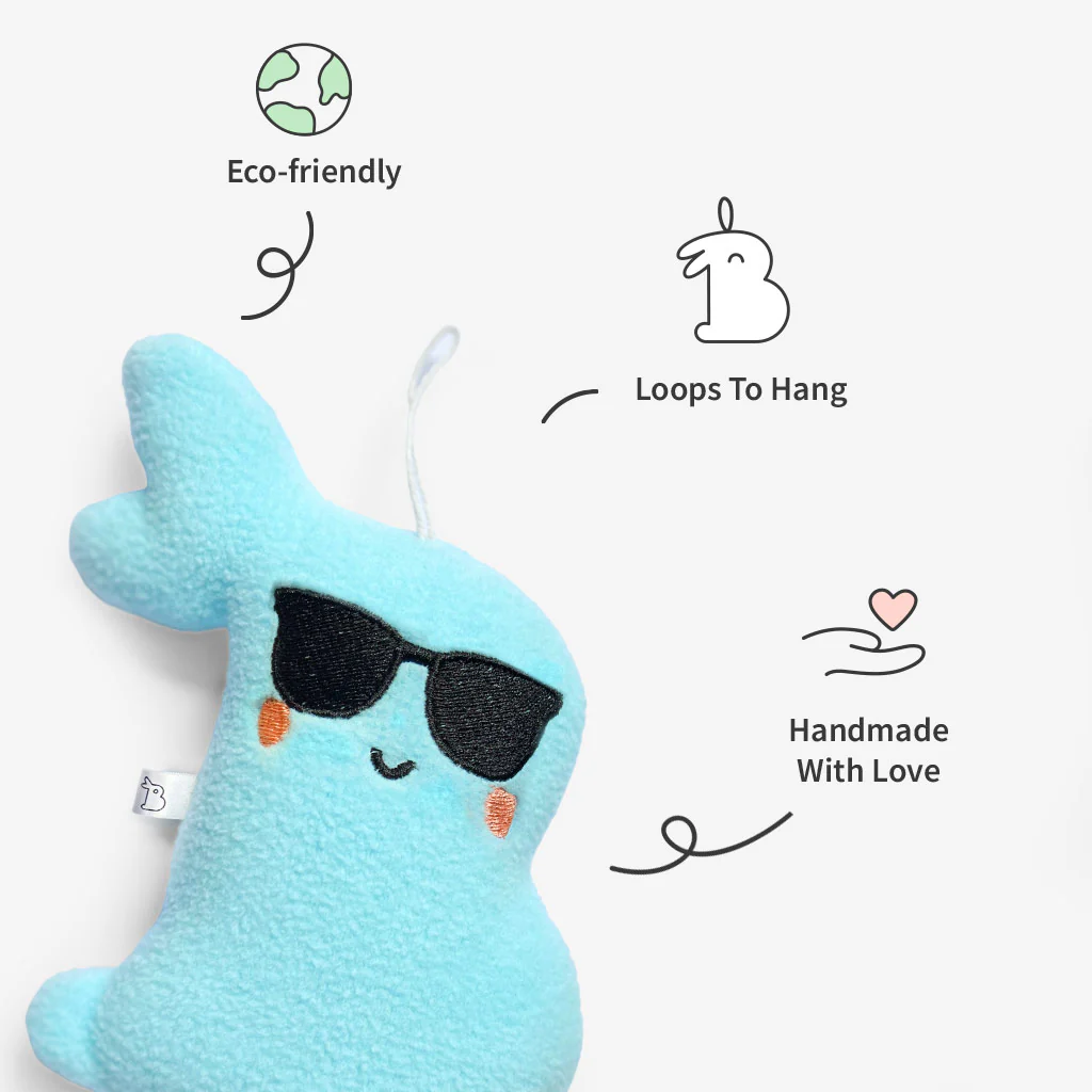 Bummy Shades Baby Soft Toy with Rattle - Image 3