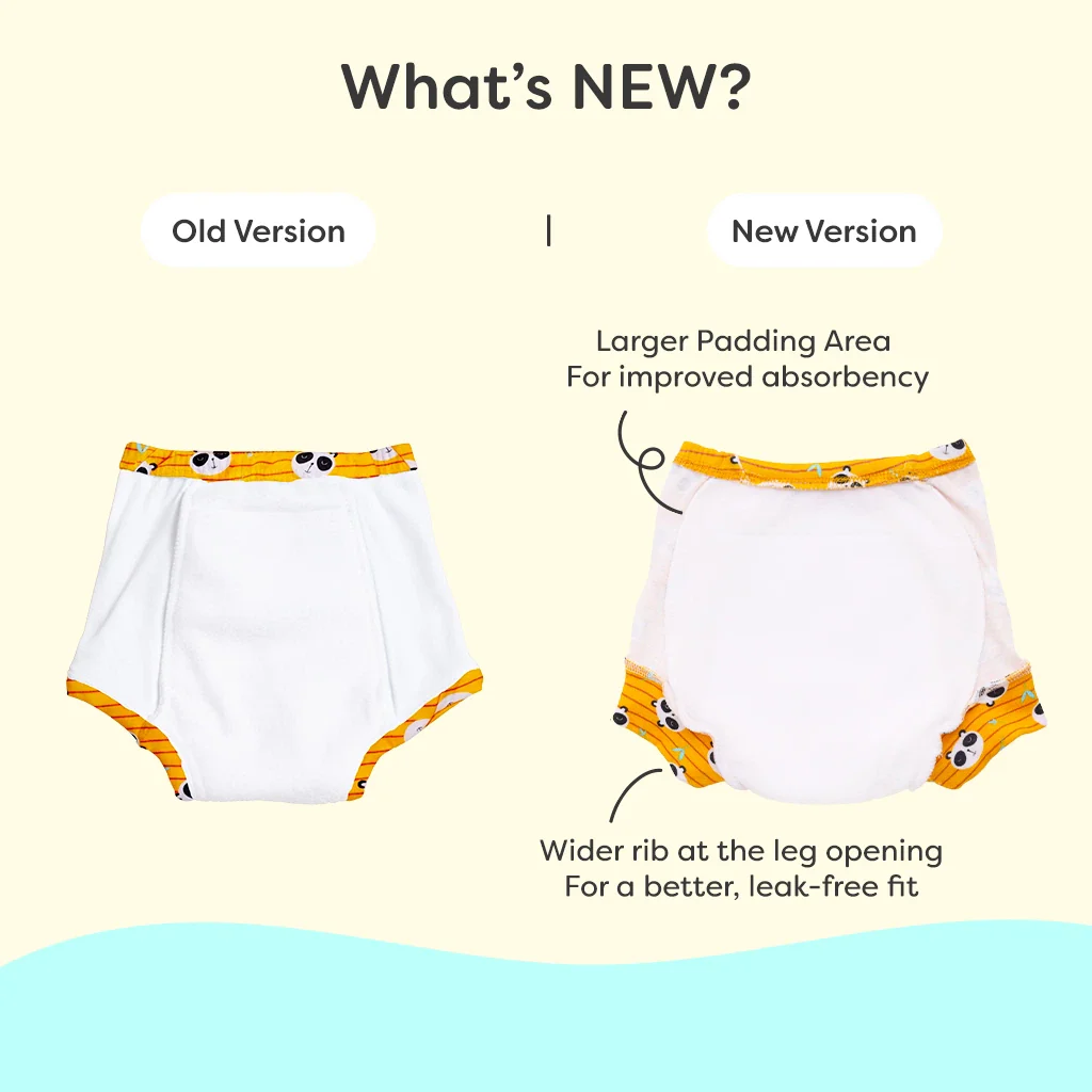 Adjustable Diaper Pants with Drawstrings + 6 Padded Underwear Combo - Image 6