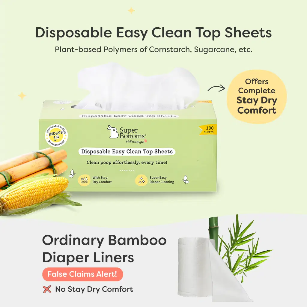 Disposable Easy Clean Top Sheets - Pack of 2 Diaper Liners (100pc) - Image 6