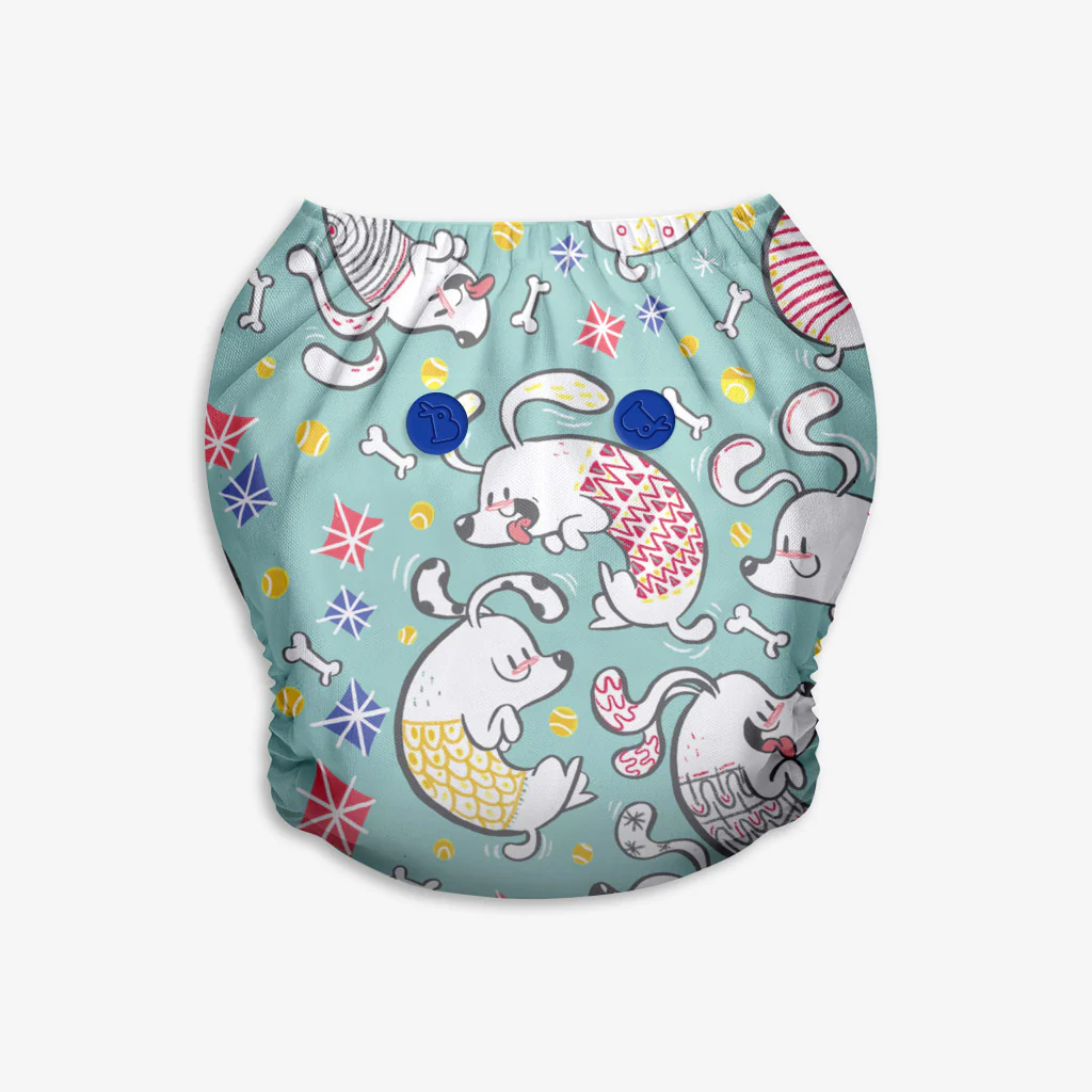 UNO Regular Cloth Diaper with only Dry Feel Pad (No Booster) - Paw-sitively Happy - Image 14