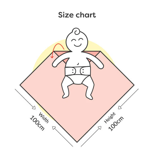 Berry Buta - Mulmul Swaddle Single - Image 4