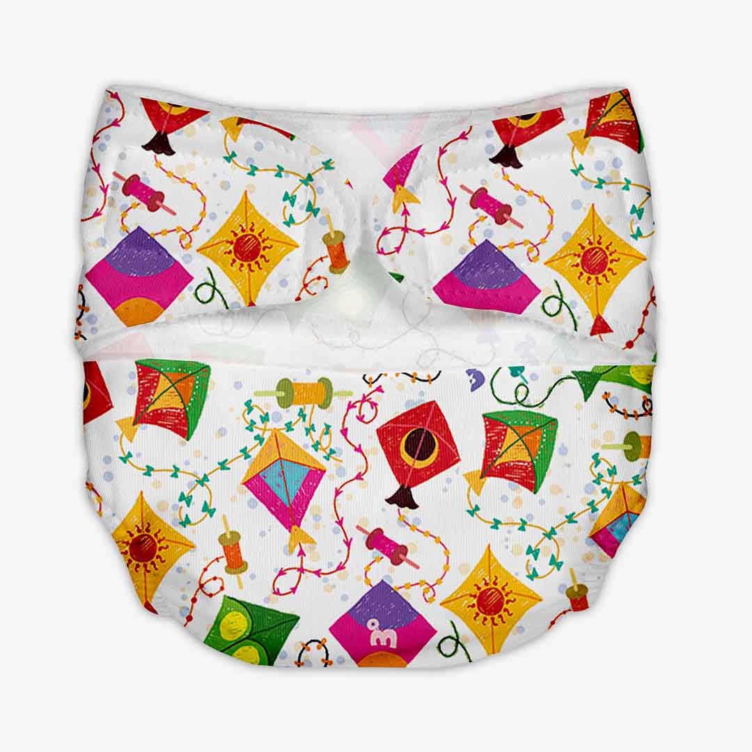 4 Newborn UNO Cloth Diaper + 40 Wet Wipes - Image 10