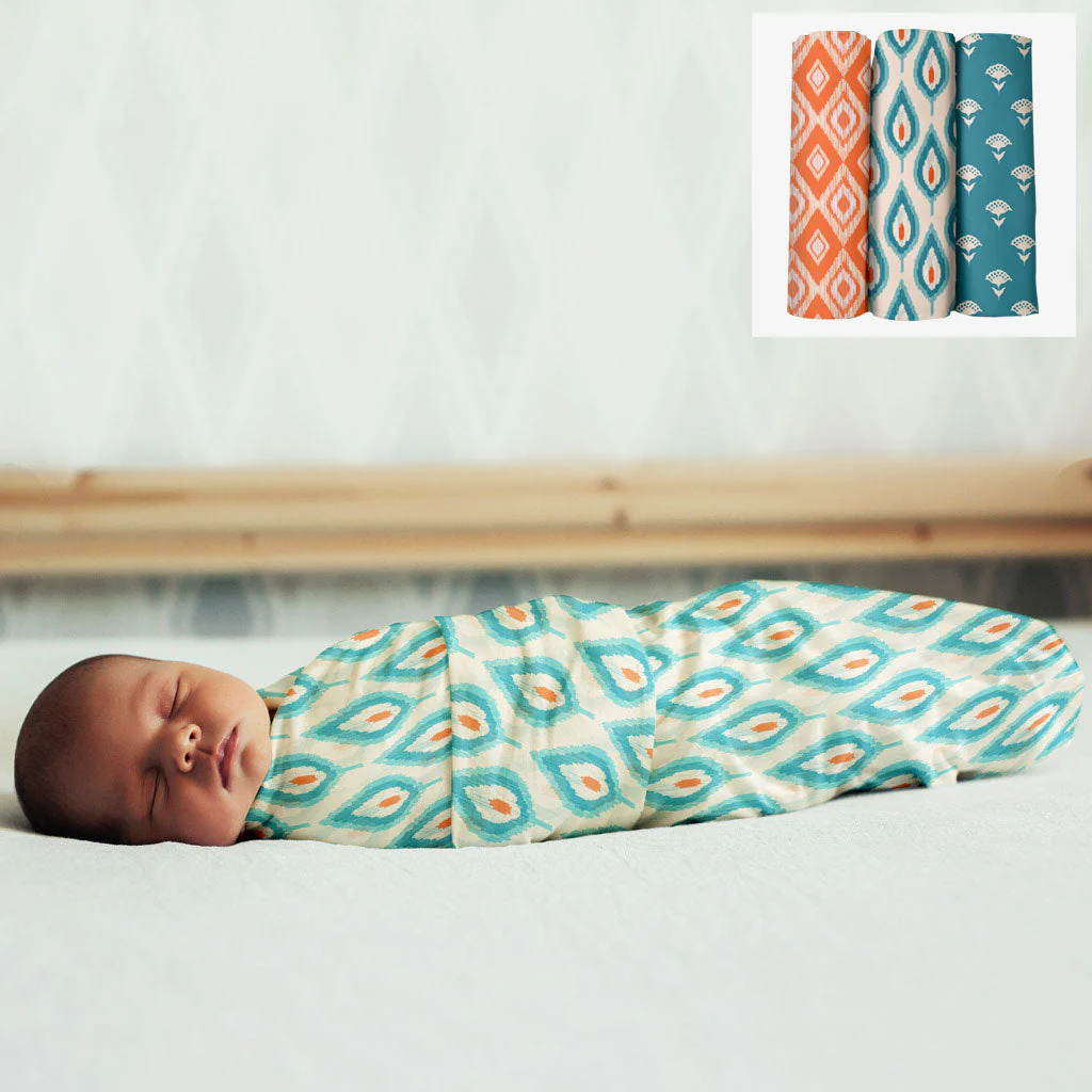 Pack of 9 Mulmul Swaddles - Image 3