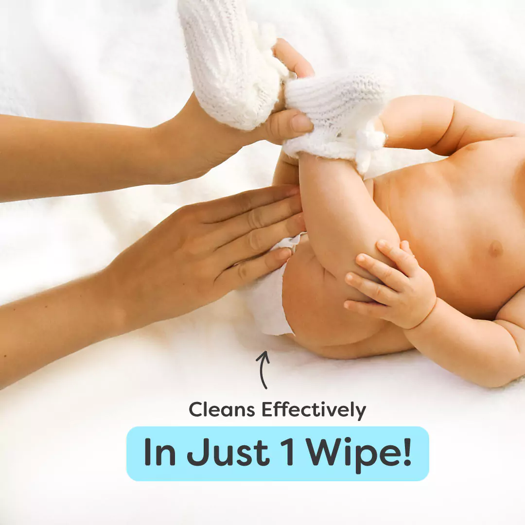 DryFeel Swaddle Wrap (Happy Clouds, Starry Skies) + FREE Baby Wipes (72 Pack) - Image 10