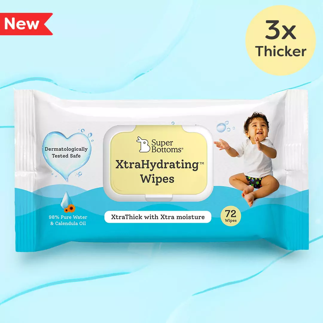 DryFeel Swaddle Wrap (Happy Clouds, Starry Skies) + FREE Baby Wipes (72 Pack) - Image 6